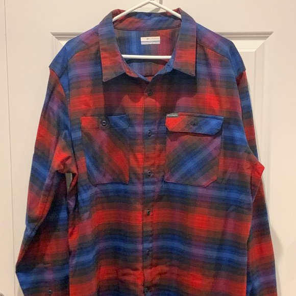 Columbia Men's Outdoor Elements Stretch Flannel Shirt (XXL) - Picture 2 of 4